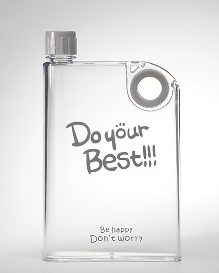 隨手杯 A5紙張指環水瓶 380ML 透明系列