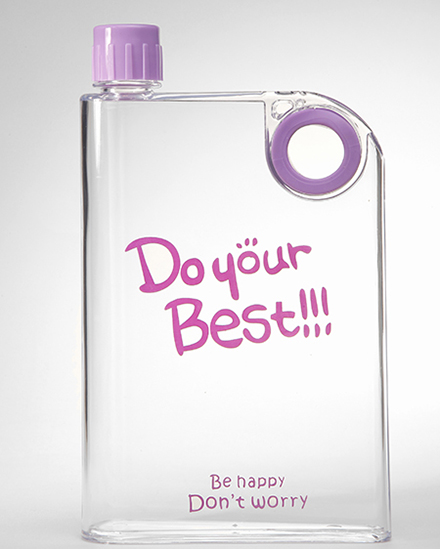 隨手杯 A5紙張指環水瓶 380ML 透明系列