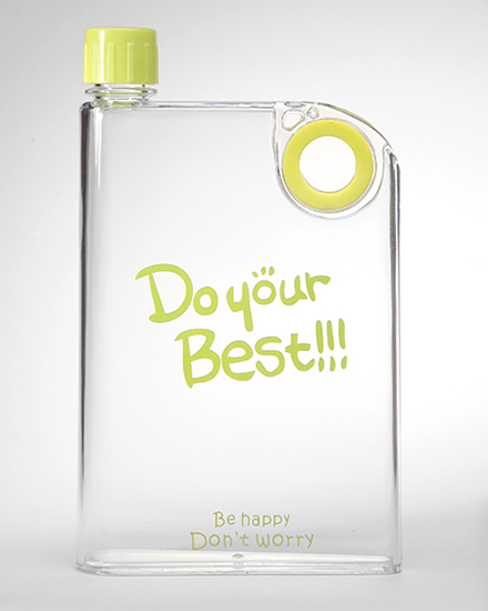 隨手杯 A5紙張指環水瓶 380ML 透明系列