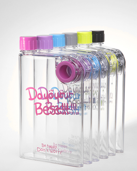 隨手杯 A5紙張指環水瓶 380ML 透明系列