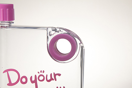 隨手杯 A5紙張指環水瓶 380ML 透明系列