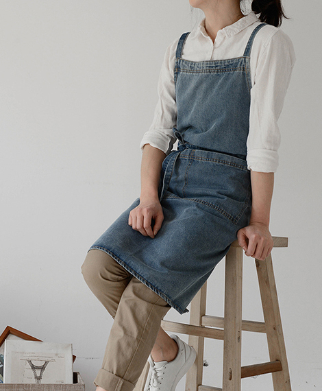 牛仔工作圍裙