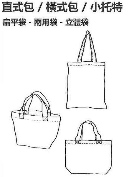 直式包 / 橫式包 / 小托特 