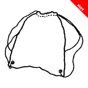 束口後背包、束口抽繩背包、帆布束口背包