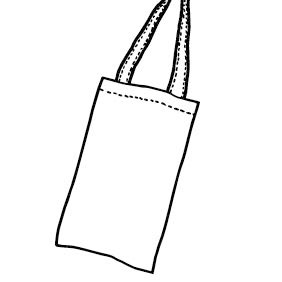 水壺袋、平面長形袋、布包